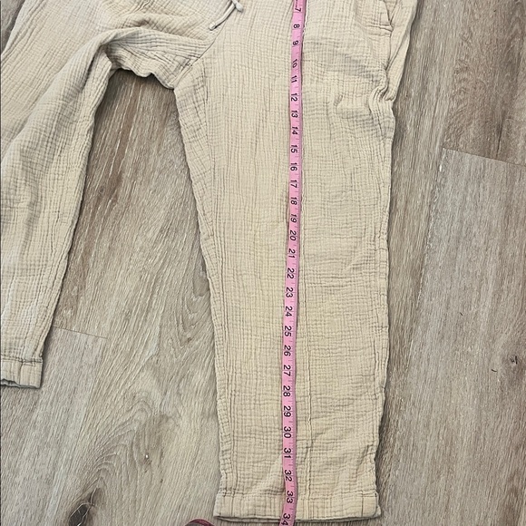 J. Crew Beige Cotten Drawstring Pants - Picture 8 of 8